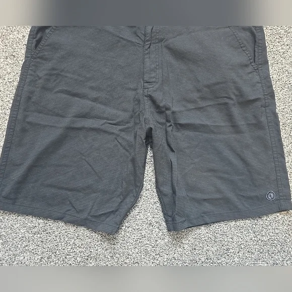 Hang Ten Chino shorts lightweight hybrid walkshorts Mens 38 Black - Picture 4 of 11